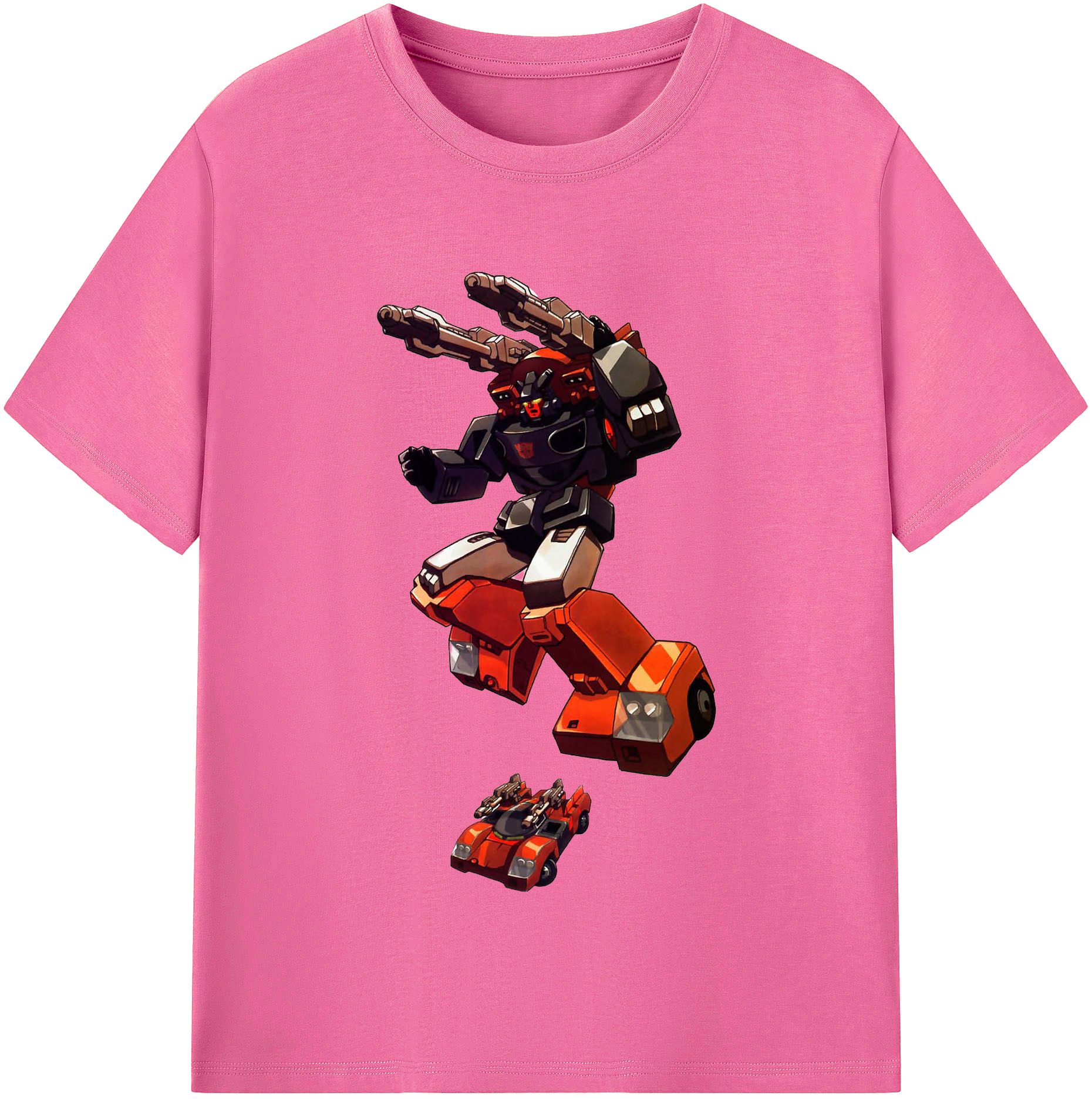 （画像用）  レディースカジュアルプリントTシャツ（綿100％）